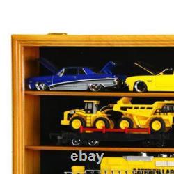 Train Display Case O Scale Walnut Railroad Model Locomotive Wood Rack Cabinet