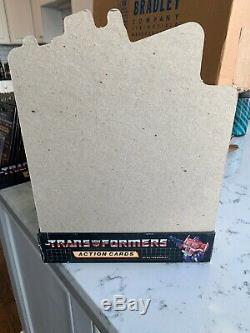 Transformer G1 MISB Milton Bradley Action Cards 1 Shipper Case 2 Store Displays