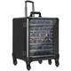 Trolley Miniatures Transport Display Storage Case Aluminum Alloy Frame with 5