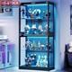 US Stock AMERLIFE 4 Tier RGB Display Cabinet Glass Shelves Collectibles
