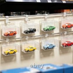 US Wall Hanging Display Case Storage Box Protector For 164 H-o-t-W Diecast Cars
