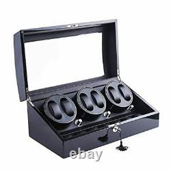 Udgtee XTELARY Luxury 4 Motor Automatic Watch Winder Display Box Case Storage