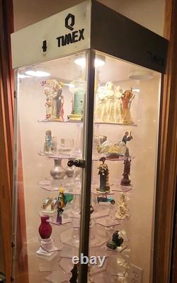 Ultra RARE Lg Rotating Timex Watch Display Case with light 6' tall! CO PICKUP ONLY