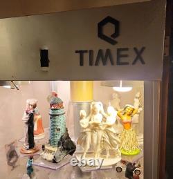 Ultra RARE Lg Rotating Timex Watch Display Case with light 6' tall! CO PICKUP ONLY