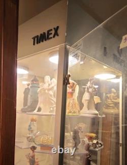 Ultra RARE Lg Rotating Timex Watch Display Case with light 6' tall! CO PICKUP ONLY