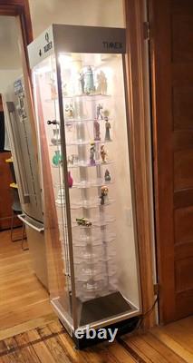 Ultra RARE Lg Rotating Timex Watch Display Case with light 6' tall! CO PICKUP ONLY