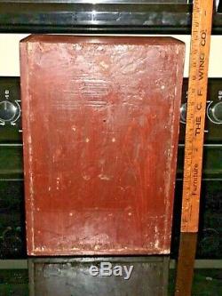 Unique Antique/vintage Wooden Handmade Country Store Counter Top Display Case