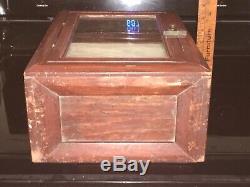 Unique Antique/vintage Wooden Handmade Country Store Counter Top Display Case