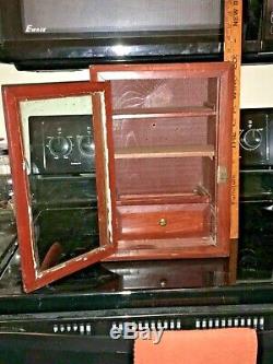 Unique Antique/vintage Wooden Handmade Country Store Counter Top Display Case