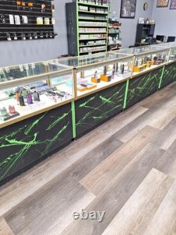 Unique L SHAPED DISPLAY Cases With Storage On Back Side