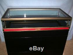 Used Original Cartier Display Case Store Counter Showcase Glass Top