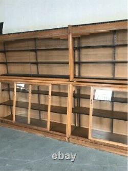 VERY large, ANTIQUE, oak GENERAL STORE, SHOWCASE shelving unit, hard to find
