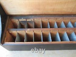 VINTAGE 1930's REMINGTON KNIVES/KNIFE STORE COUNTER DISPLAY CABINET