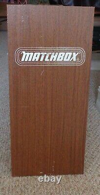 VINTAGE 1960's LESNEY MATCHBOX STORE DEALER DISPLAY CASE HOLDS 81 CARS RARE