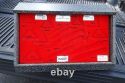 VINTAGE SCHRADE USA COUNTER TOP DISPLAY CASE With INSERT & STORAGE BACK GREAT