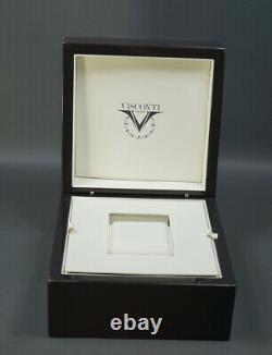 VTG Italy VISCONTI Wristwatch Luxury Store Display Presentation Box Case Pillow