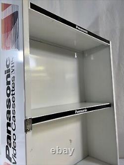 VTG Panasonic VHS Display Case 2 Tier Decal VTG Display