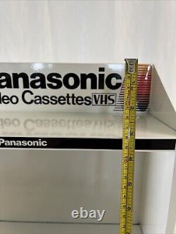 VTG Panasonic VHS Display Case 2 Tier Decal VTG Display