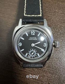 Vague Watch Co. Black Leather Watch Cushion Single Storage Display Case Jewelry