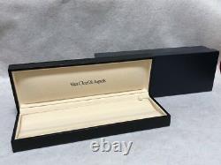 Van Cleef & Arpels Watch Display Case Storage Presentation Box Blue Genuine VCA