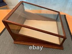 Very Nice Rare Antique Golden Oak General Store Display Case Circa 1900