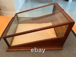 Very Nice Rare Antique Golden Oak General Store Display Case Circa 1900