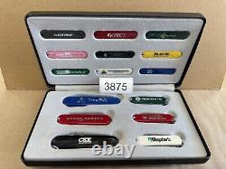 Very RARE Victorinox Promo Original Swiss Army Knife Set Display Storage Case SD