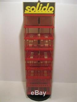 Very Rare Solido Rotating Counter Store Display Case