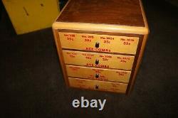 Vintage 1940's 1950's Store wooden display case Ace Combs