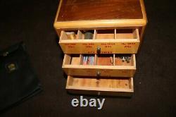 Vintage 1940's 1950's Store wooden display case Ace Combs