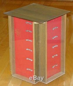 Vintage 1960s Schrade Walden Counter-Top Store Revolving Knife Display Case