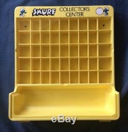 Vintage 1980s Smurf Pitufo Schlumpf Collector's Center Store Display Case