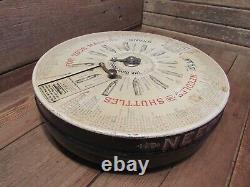 Vintage Antique 1900's Boye Needle Co Rotary Bobbins Shuttles DISPLAY Store Case