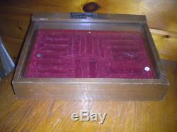 Vintage BUCK KNIVES STORE COUNTER TOP KNIFE DISPLAY CASE