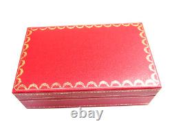 Vintage Cartier Jewelry Ring Gem Multi Display Storage Red Box Case Rare Mint