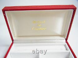 Vintage Cartier Jewelry Ring Gem Multi Display Storage Red Box Case Rare Mint