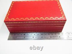 Vintage Cartier Jewelry Ring Gem Multi Display Storage Red Box Case Rare Mint