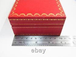 Vintage Cartier Jewelry Ring Gem Multi Display Storage Red Box Case Rare Mint