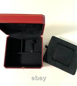 Vintage Cartier Ring, Necklace & watch Empty Box RED Storage display case-3 set