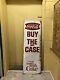 Vintage Coca-Cola Steel Store Display BUY THE CASE Sign