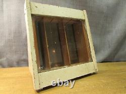 Vintage Countertop Store Display Case Cabinet Antique Country Hardware Store