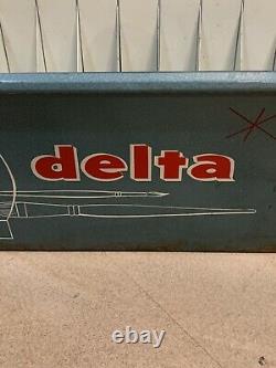 Vintage Delta Paint Brushes Store Display Case