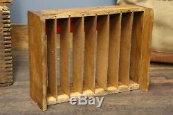 Vintage Federal 22's Store Display Ammo Case Glass Display Case Wood Hunting old
