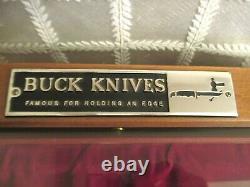 Vintage Firearms-the Buck Knives Factory Issued Store Display Case-18