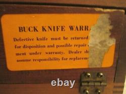 Vintage Firearms-the Buck Knives Factory Issued Store Display Case-18