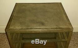 Vintage General Store Bakery Countertop Pie Safe Display Case Showcase Stand