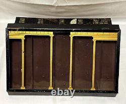 Vintage H. B Ives Co Hardware Store Countertop Metal &Glass Display Case Gilt