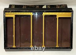 Vintage H. B Ives Co Hardware Store Countertop Metal &Glass Display Case Gilt