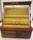 Vintage HANSON JOBBERS DRILL BIT Store Display Case with Key