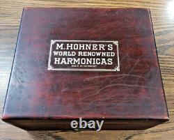 Vintage Hohner's Harmonica Countertop Display Case Music Store, Insturments Nice